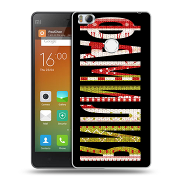 Пластиковый чехол на Xiaomi Mi4S с принтом ФАМИЛИЯ