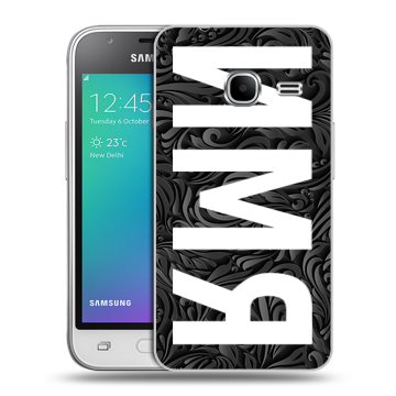 Силиконовый чехол на Samsung Galaxy J1 mini (2016) с принтом ИМЯ