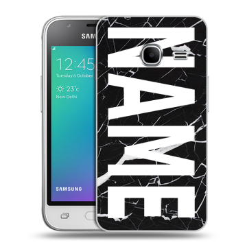 Силиконовый чехол на Samsung Galaxy J1 mini (2016) с принтом NAME