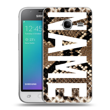 Силиконовый чехол на Samsung Galaxy J1 mini (2016) с принтом NAME