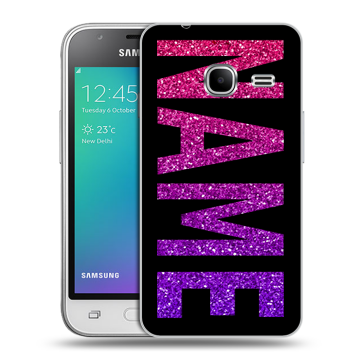 Силиконовый чехол на Samsung Galaxy J1 mini (2016) с принтом NAME