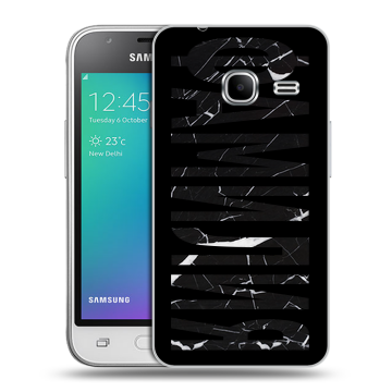 Силиконовый чехол на Samsung Galaxy J1 mini (2016) с принтом ФАМИЛИЯ
