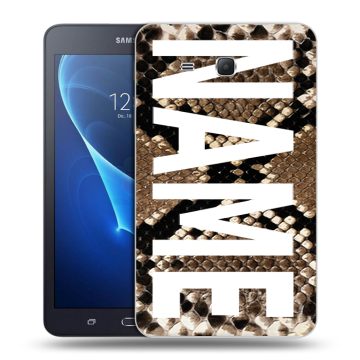 Силиконовый чехол на Samsung Galaxy Tab A 7 (2016) с принтом NAME