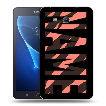 Силиконовый чехол на Samsung Galaxy Tab A 7 (2016) с принтом NAME