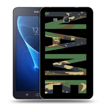 Силиконовый чехол на Samsung Galaxy Tab A 7 (2016) с принтом NAME