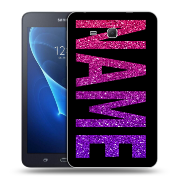 Силиконовый чехол на Samsung Galaxy Tab A 7 (2016) с принтом NAME