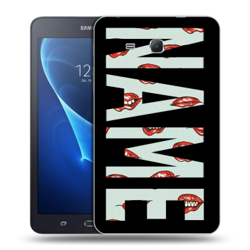 Силиконовый чехол на Samsung Galaxy Tab A 7 (2016) с принтом NAME