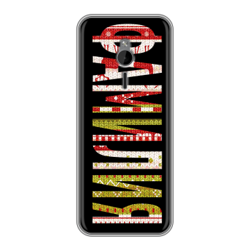 Силиконовый чехол на Nokia 230 с принтом ФАМИЛИЯ