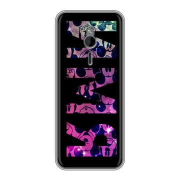 Силиконовый чехол на Nokia 230 с принтом ИМЯ
