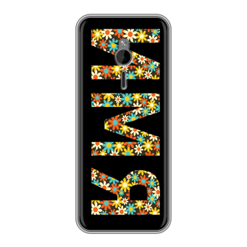 Силиконовый чехол на Nokia 230 с принтом ИМЯ
