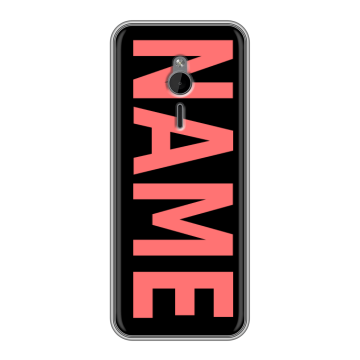 Силиконовый чехол на Nokia 230 с принтом NAME