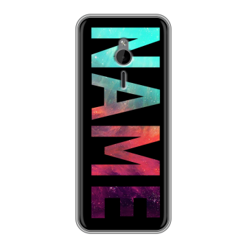 Силиконовый чехол на Nokia 230 с принтом NAME