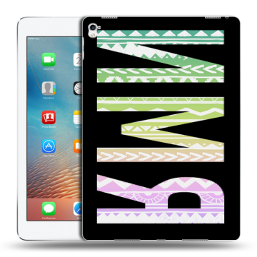 Силиконовый чехол на Ipad Pro 9.7 с принтом ИМЯ