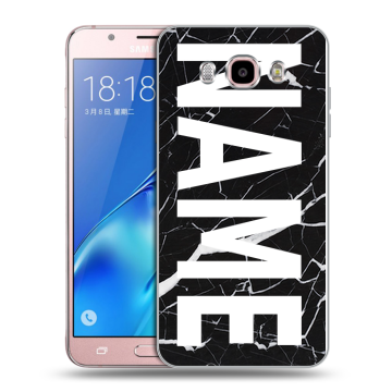 Силиконовый чехол на Samsung Galaxy J5 (2016) с принтом NAME