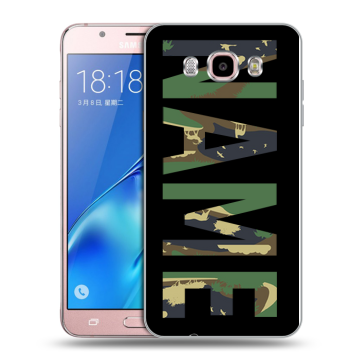 Силиконовый чехол на Samsung Galaxy J5 (2016) с принтом NAME