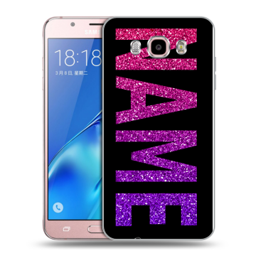 Силиконовый чехол на Samsung Galaxy J5 (2016) с принтом NAME