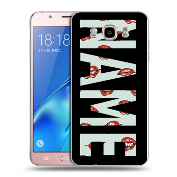 Силиконовый чехол на Samsung Galaxy J5 (2016) с принтом NAME