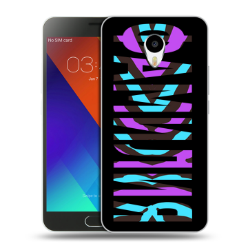 Пластиковый чехол на Meizu M3 Note с принтом ФАМИЛИЯ