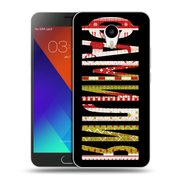 Пластиковый чехол на Meizu M3 Note с принтом ФАМИЛИЯ