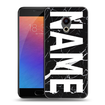 Пластиковый чехол на Meizu Pro 6 с принтом NAME