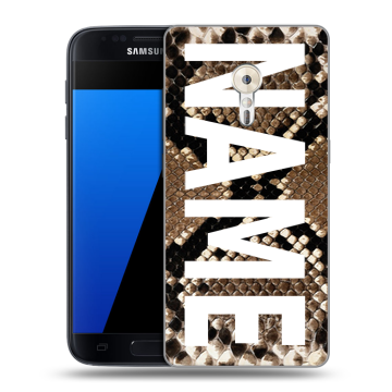 Силиконовый чехол на ZUK Z2 Pro с принтом NAME