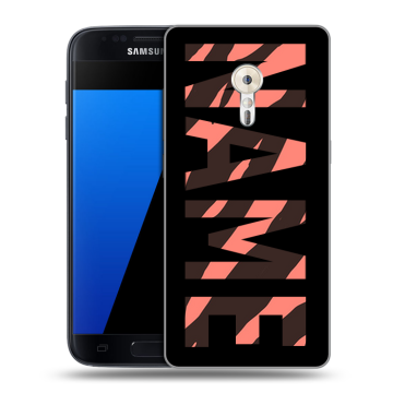 Силиконовый чехол на ZUK Z2 Pro с принтом NAME