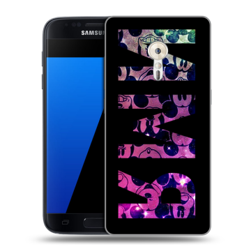 Силиконовый чехол на ZUK Z2 Pro с принтом ИМЯ