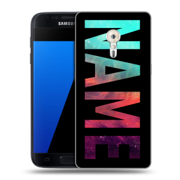Силиконовый чехол на ZUK Z2 Pro с принтом NAME