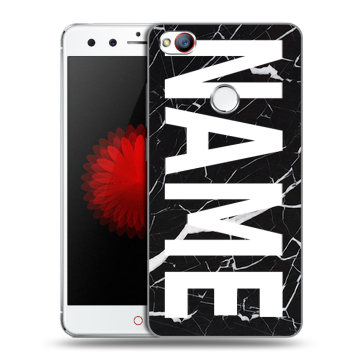 Силиконовый чехол на ZTE Nubia Z11 Mini с принтом NAME