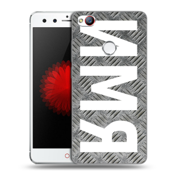 Силиконовый чехол на ZTE Nubia Z11 Mini с принтом ИМЯ