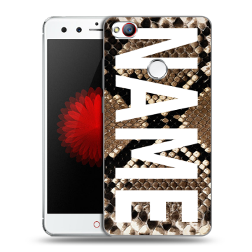 Силиконовый чехол на ZTE Nubia Z11 Mini с принтом NAME