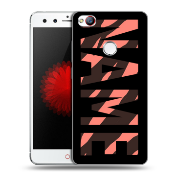 Силиконовый чехол на ZTE Nubia Z11 Mini с принтом NAME