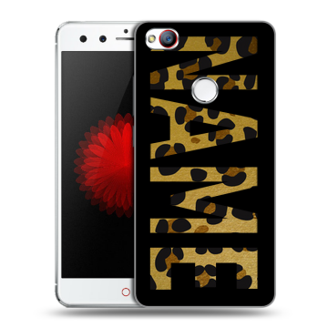 Силиконовый чехол на ZTE Nubia Z11 Mini с принтом NAME