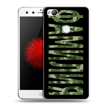 Силиконовый чехол на ZTE Nubia Z11 Mini с принтом ФАМИЛИЯ
