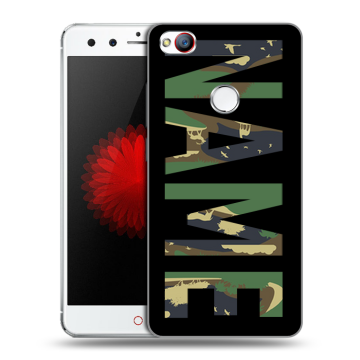 Силиконовый чехол на ZTE Nubia Z11 Mini с принтом NAME