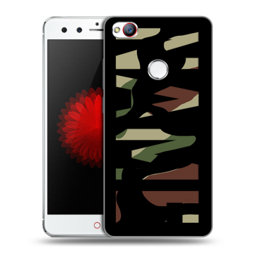 Силиконовый чехол на ZTE Nubia Z11 Mini с принтом NAME