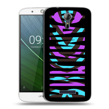 Силиконовый чехол на Acer Liquid Zest Plus с принтом ФАМИЛИЯ