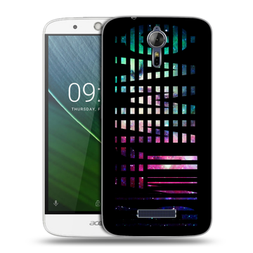 Силиконовый чехол на Acer Liquid Zest Plus с принтом ФАМИЛИЯ