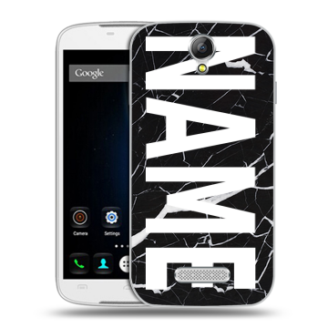 Силиконовый чехол на Doogee X6 с принтом NAME