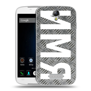 Силиконовый чехол на Doogee X6 с принтом ИМЯ