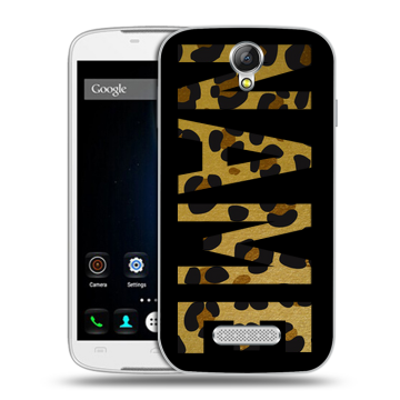 Силиконовый чехол на Doogee X6 с принтом NAME