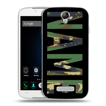 Силиконовый чехол на Doogee X6 с принтом NAME