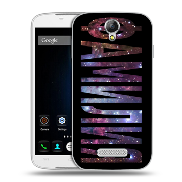 Силиконовый чехол на Doogee X6 с принтом ФАМИЛИЯ