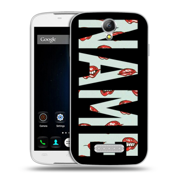 Силиконовый чехол на Doogee X6 с принтом NAME