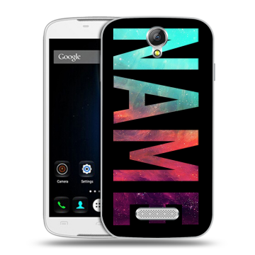 Силиконовый чехол на Doogee X6 с принтом NAME