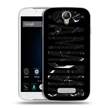 Силиконовый чехол на Doogee X6 с принтом ФАМИЛИЯ