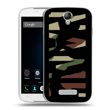 Силиконовый чехол на Doogee X6 с принтом NAME
