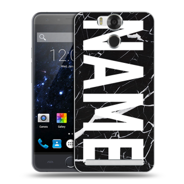 Пластиковый чехол на Ulefone Power с принтом NAME