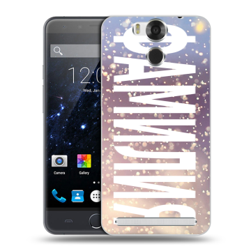 Пластиковый чехол на Ulefone Power с принтом ФАМИЛИЯ
