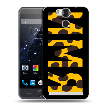 Пластиковый чехол на Ulefone Power с принтом ИМЯ